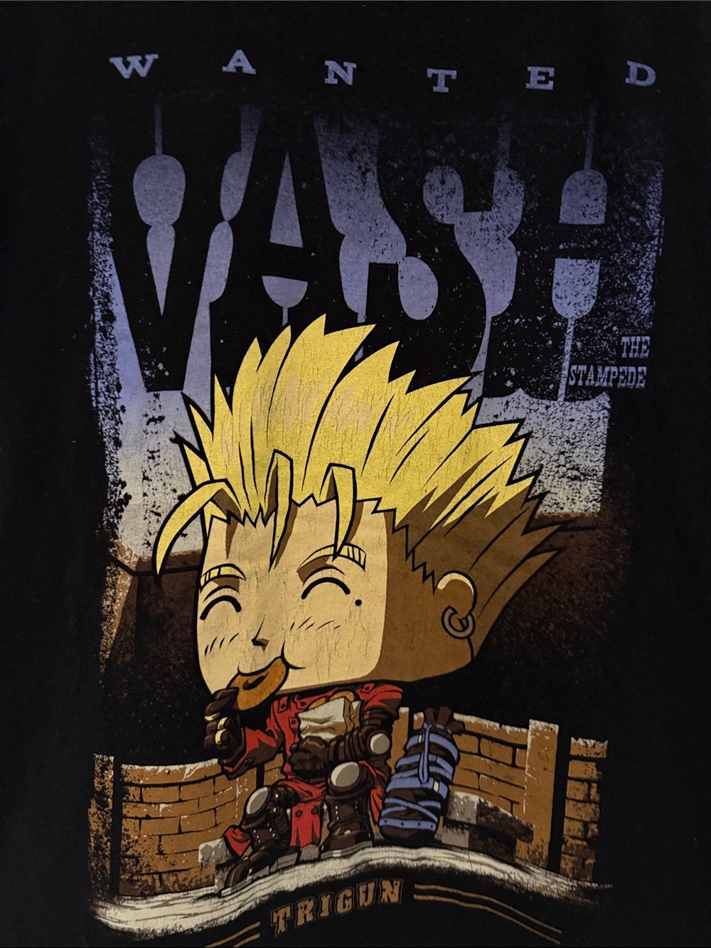 Funko Trigon Vash The Stampede Graphic Tee Adult Size Medium 🔥 G16 - Picture 2 of 3